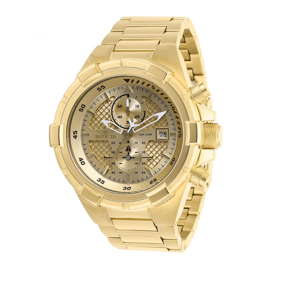 Invicta Aviator Falcon Men's Watch - 50.5mm, Gold (28122)